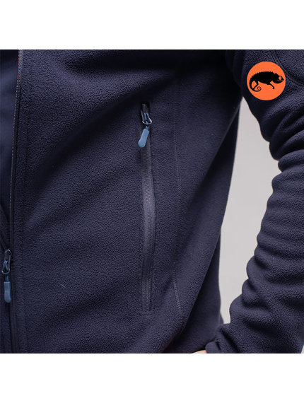 Чоловіча флісова куртка з капюшоном Viking Navy, Розмір: 62-60 (XXL), зображення 5