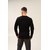 Чоловіча чорна футболка з довгим рукавом - лонгслів LongSleeve Black, Розмір: 40-42 (XS), зображення 5