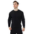 Чорний світшот чоловічий Warm Black, Розмір: 52-54 (L)