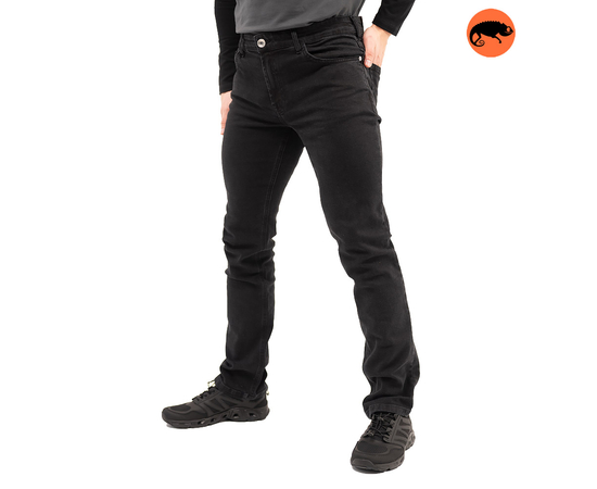 Джинси чоловічі (Чорно-сірий), Размер джинсов: 38/36, фото 2