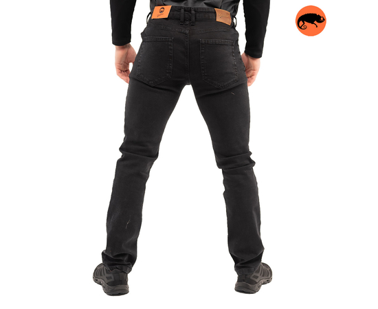 Джинси чоловічі (Чорно-сірий), Размер джинсов: 34/34, фото 3