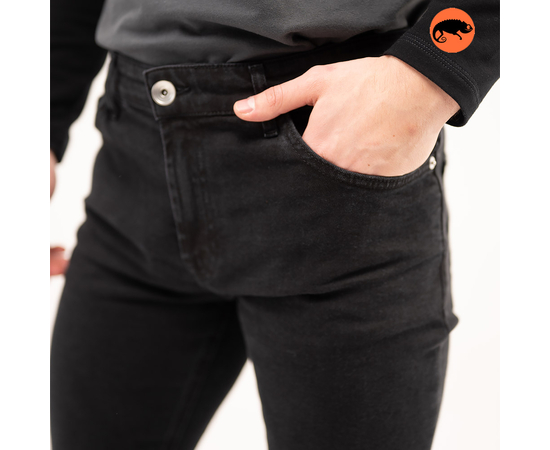 Джинси чоловічі (Чорно-сірий), Размер джинсов: 34/34, фото 4