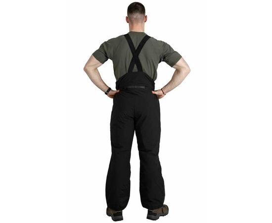 Зимние мужские черные брюки с подтяжками Mont Blanc Gen 2 Black, Размер брюк / рост: 56-58/182-188, фото 6