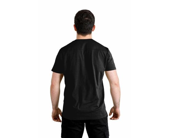 Футболка чоловіча чорна Jersey Black, Розмір: 64-66 (XXXL), зображення 8