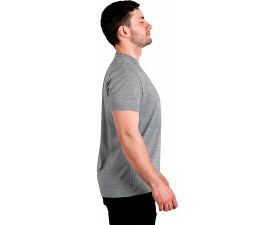 Футболка сіра чоловіча Jersey Light Gray, Розмір: 52-54 (L), зображення 4