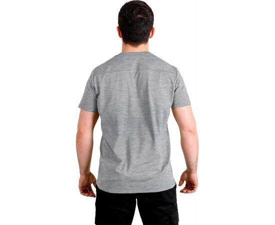 Футболка сіра чоловіча Jersey Light Gray, Розмір: 44-46 (S), зображення 5