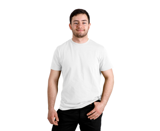 Футболка Біла Чоловіча Jersey White, Розмір: 64-66 (XXXL), зображення 13