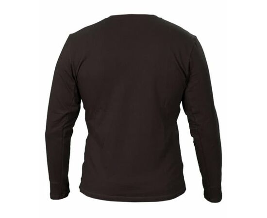 Чоловіча чорна футболка з довгим рукавом - лонгслів LongSleeve Black, Розмір: 52-54 (L), зображення 3