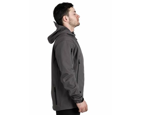 Демісезонна чоловіча куртка Soft Shell Spartan Gray, Розмір: 52-54 (L), зображення 2 Демісезонна чоловіча куртка Soft Shell Spartan Gray, Розмір: 52-54 (L), зображення 2