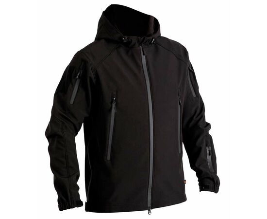 Тактическая куртка Soft Shell Spartan Police Black черная с капюшоном, Размер: 48-50 (M), фото 13 Тактическая куртка Soft Shell Spartan Police Black черная с капюшоном, Размер: 48-50 (M), фото 13