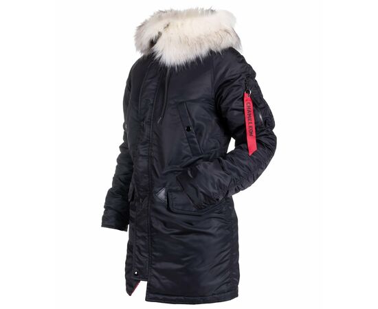 Женская куртка Аляска N-3B Slim Fit Black, Размер: 44 (S), фото 3 Женская куртка Аляска N-3B Slim Fit Black, Размер: 44 (S), фото 3