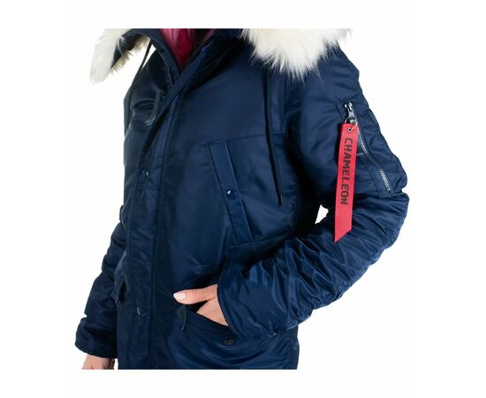 Женская куртка Аляска N-3B Slim Fit Navy, Размер: 50 (XL), фото 7