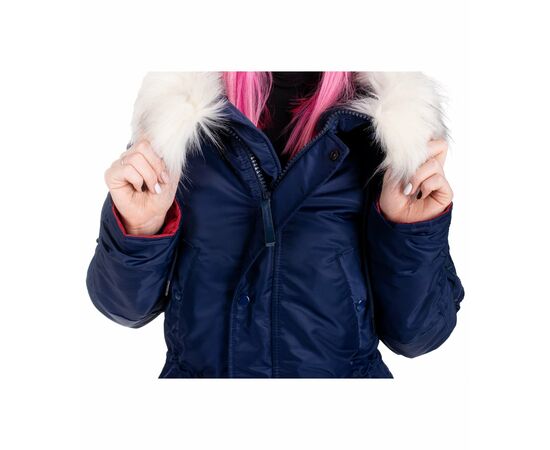 Жіноча куртка Аляска N-3B Slim Fit Navy, Розмір: 54 (XXXL), зображення 8 Жіноча куртка Аляска N-3B Slim Fit Navy, Розмір: 54 (XXXL), зображення 8