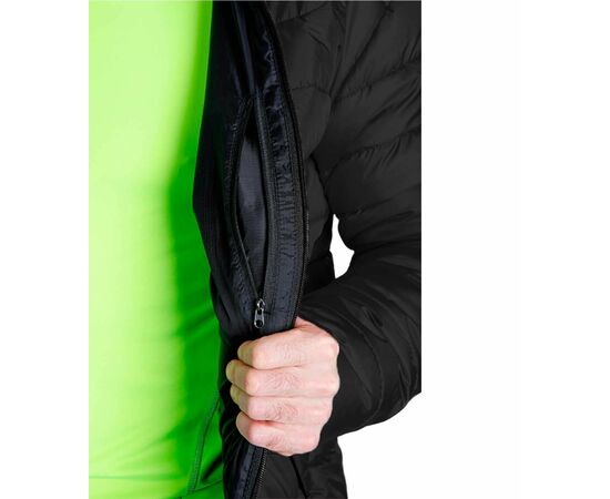 Стьобана куртка чоловіча з капюшоном Maximus Black чорна, Розмір: 48-50 (M), зображення 10 Стьобана куртка чоловіча з капюшоном Maximus Black чорна, Розмір: 48-50 (M), зображення 10