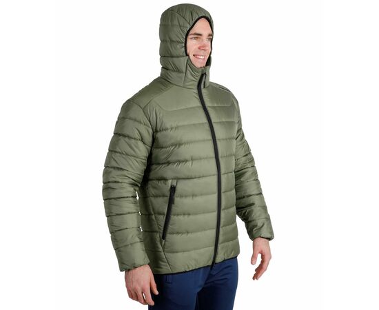 Мужская стеганая куртка с капюшоном Maximus Olive, Размер: 56-58 (XL), фото 3