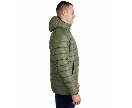 Чоловіча стьобана куртка з капюшоном Maximus Olive, Розмір: 62-60 (XXL), зображення 4