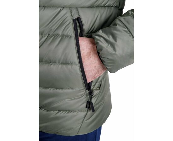Чоловіча стьобана куртка з капюшоном Maximus Olive, Розмір: 64-66 (XXXL), зображення 8