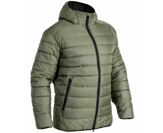 Чоловіча стьобана куртка з капюшоном Maximus Olive, Розмір: 64-66 (XXXL), зображення 2