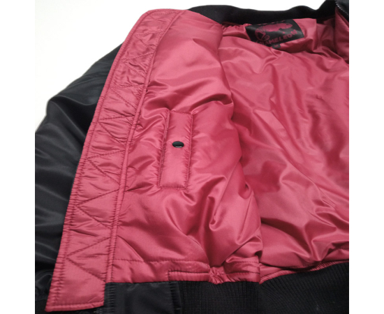 Демісезонна куртка бомбер чоловіча чорна MA-1 Gen 2  Black, Розмір: 52-54 (L), зображення 14