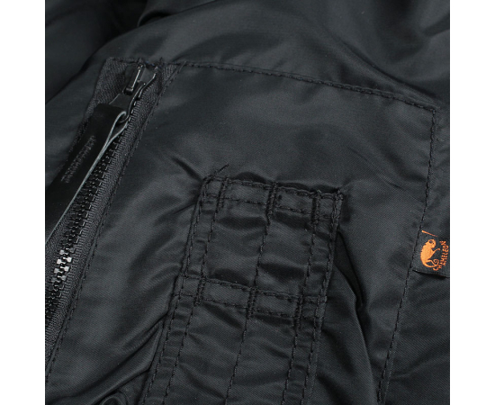 Демісезонна куртка бомбер чоловіча чорна MA-1 Gen 2  Black, Розмір: 52-54 (L), зображення 11