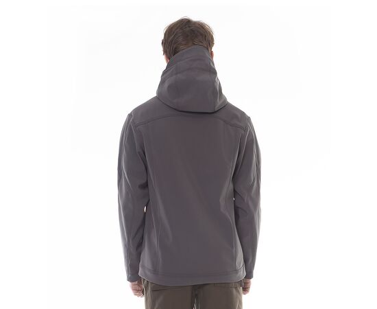 Чоловіча сіра куртка демісезонна Soft Shell софтшелл Wolf Grey, Розмір: 64-66 (XXXL), зображення 5