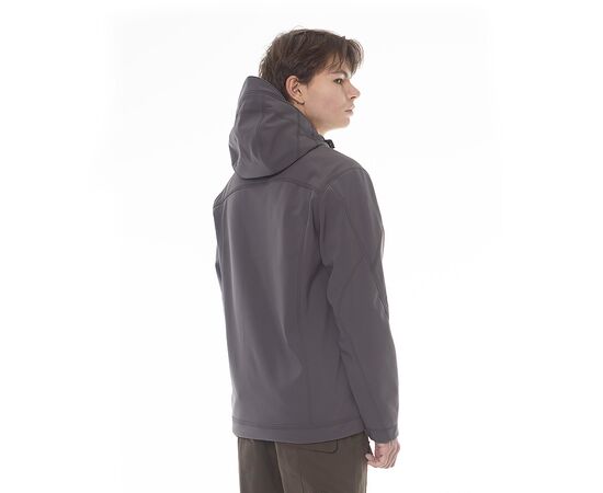 Чоловіча сіра куртка демісезонна Soft Shell софтшелл Wolf Grey, Розмір: 56-58 (XL), зображення 7