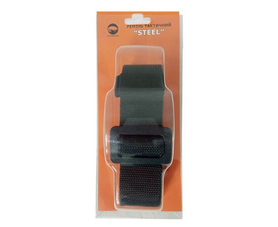 Ремінь тактичний STEEL Black, Розмір: S
