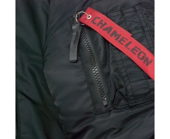 Куртка Аляска чоловіча зимова Slim Fit N-3B Black, Розмір: 48-50 (M), зображення 14 Куртка Аляска чоловіча зимова Slim Fit N-3B Black, Розмір: 48-50 (M), зображення 14