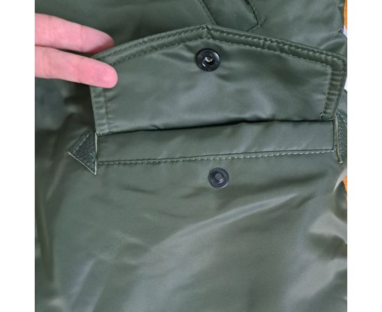Чоловіча куртка Аляска Slim Fit N-3B Olive, Розмір: 62-60 (XXL), зображення 14