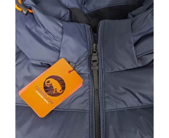 Синяя мужская куртка спортивная с капюшоном Proxima Navy, Размер: 60-62 (XXL), фото 18