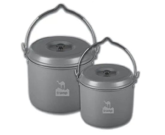 Казан Tramp анодированный с крышкой 7 л UTRC-041, фото 3