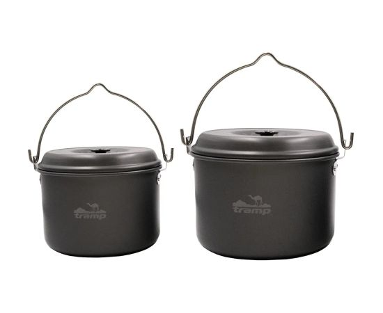 Казан Tramp анодированный с крышкой 7 л UTRC-041, фото 6