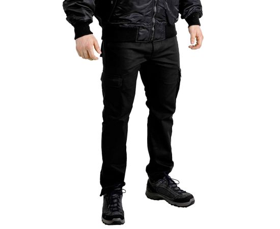 Мужские брюки прямые черные City Pants Gen 2 Black, Размер брюк / рост: 44-46/176
