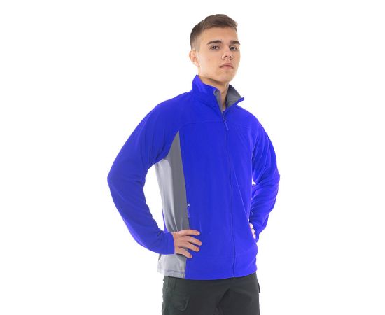 Мужская флисовая кофта синяя Aproach Blue, Размер: 44-46 (S)