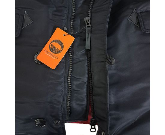 Куртка Аляска чоловіча зимова Slim Fit N-3B Black, Розмір: 48-50 (M), зображення 22 Куртка Аляска чоловіча зимова Slim Fit N-3B Black, Розмір: 48-50 (M), зображення 22