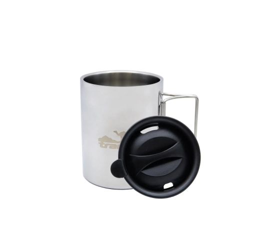 Термокружка Tramp со складными ручками и поилкой 500 мл UTRC-142 металл, фото 2