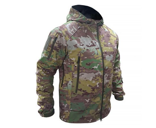Демисезонная мужская куртка для охоты Soft Shell Spartan Util Cam, Размер: 48-50 (M), фото 7 Демисезонная мужская куртка для охоты Soft Shell Spartan Util Cam, Размер: 48-50 (M), фото 7
