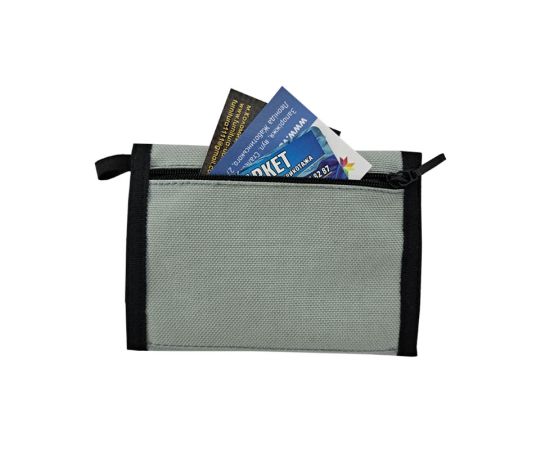 Портмоне большое Wallet light grey, фото 3