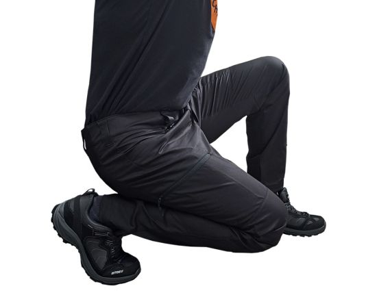 Летние тактические брюки мужские черные Alpha Summer Flex, Размер брюк / рост: 52-54/176, фото 6