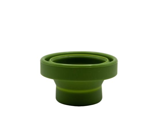 Стакан складаний Tramp силіконовий з кришкою 180мл Olive, зображення 6