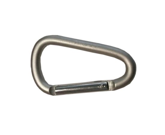 Карабін алюмінієвий сувенірний Tramp 6 см без муфти silver