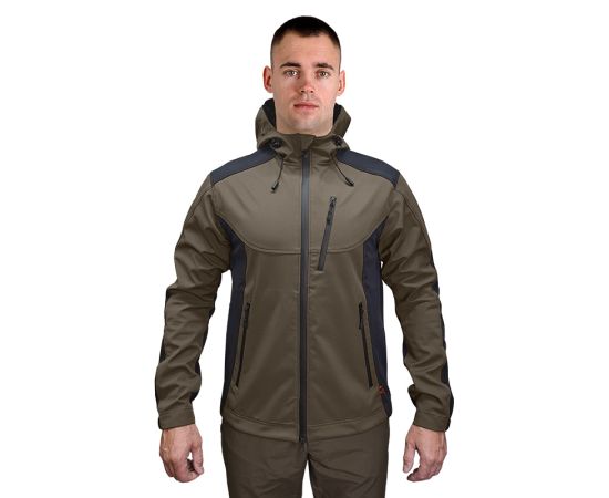 Куртка Soft Shell Predator Olive/Black, Розмір: 56-58 (XL), зображення 6 Куртка Soft Shell Predator Olive/Black, Розмір: 56-58 (XL), зображення 6