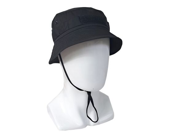Панама тактическая с эластаном Alpha Summer Flex Black, Размер: S