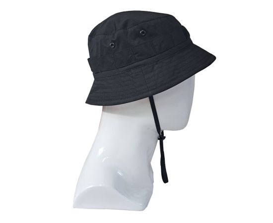 Панама тактична з еластаном Alpha Summer Flex Black, Розмір: M, зображення 3 Панама тактична з еластаном Alpha Summer Flex Black, Розмір: M, зображення 3