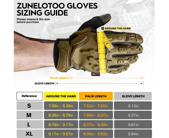 Рукавиці Zag-6 Sand, Розмір: L, зображення 6