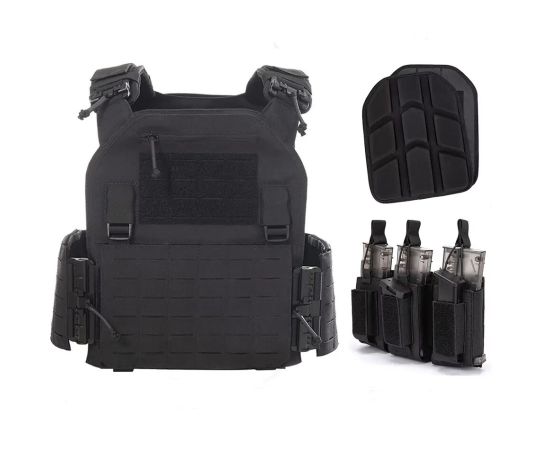 Жилет тактический плитоноска Black, фото 4