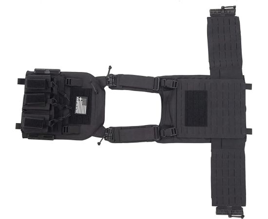 Жилет тактический плитоноска Black, фото 5