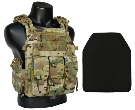 Жилет тактичний плитоноска Multicam з потрійним підсумком, зображення 14