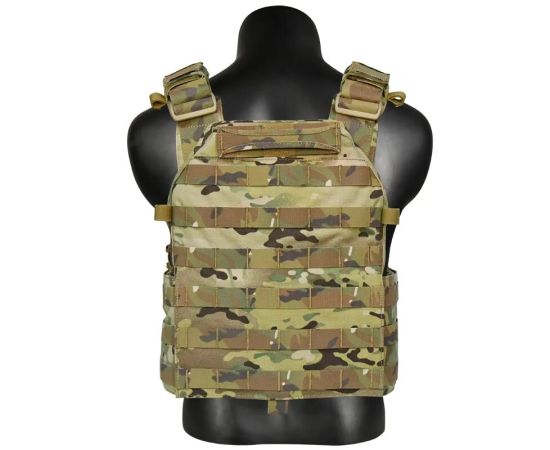 Жилет тактичний плитоноска Multicam з потрійним підсумком, зображення 2