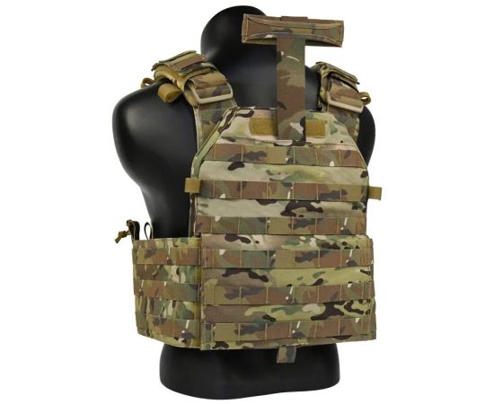 Жилет тактичний плитоноска Multicam з потрійним підсумком, зображення 4